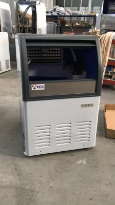 Machine à glaçons commerciale automatique de 100kg, Machine à glaçons pure résidentielle pour magasin de café et de desserts glacés